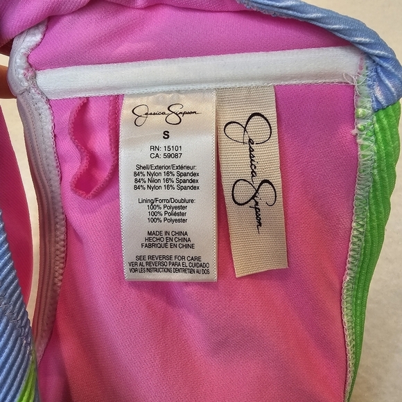 Jessica Simpson One Shoulder Bikini V Front On The Horizon Women Small Beach - Picture 3 of 10